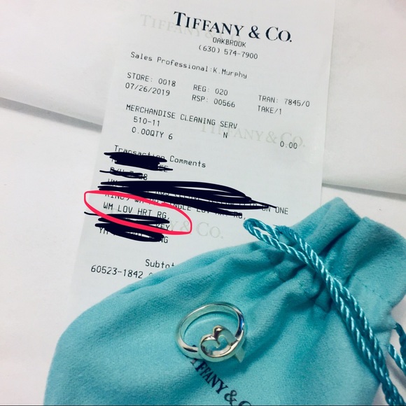 Tiffany & Co. Jewelry - Tiffany & Co. Heart Ring